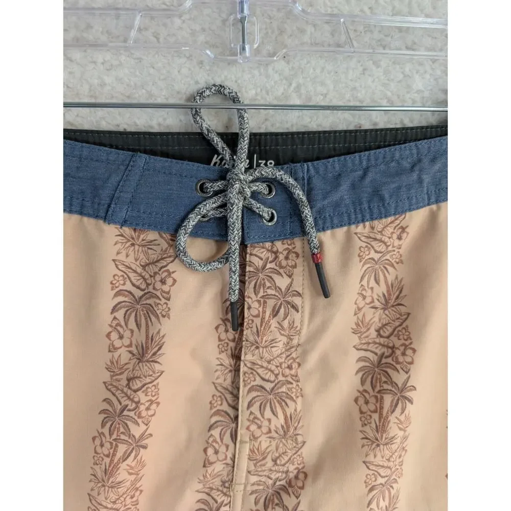 Katin Board Shorts Mens Sz 38 Peach Surf Beach Swim Trunks Vacation